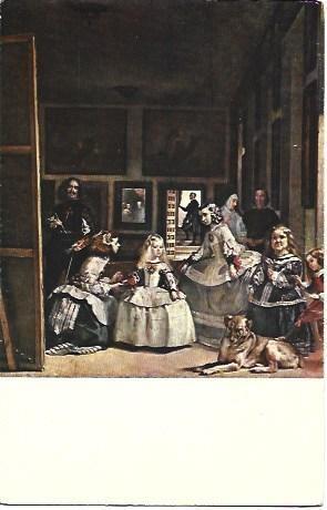 POSTAL L00675: Las Meninas, por Velazquez