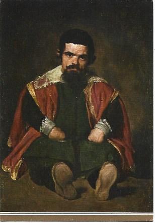 POSTAL L00676: El bufon Don Sebastian de Morra, por Velazquez