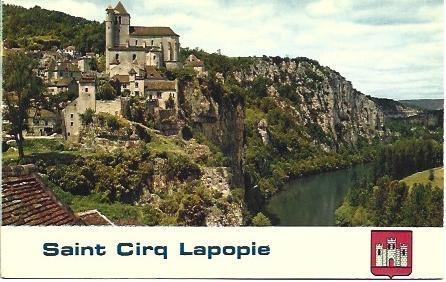POSTAL L00554: Saint Cirq Lapopie, Francia