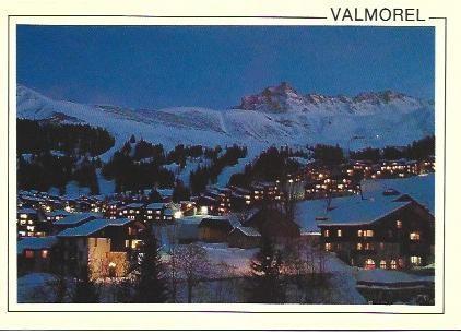 POSTAL L00563: Vista general de Valmorel, Francia