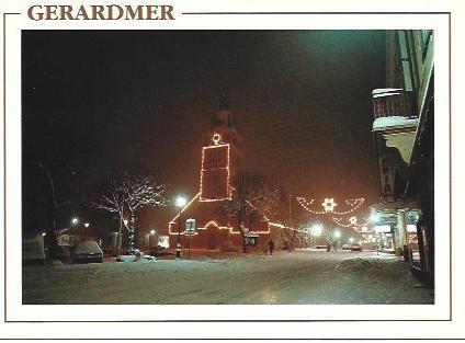 POSTAL L00564: Gerardmer en Navidad, Francia