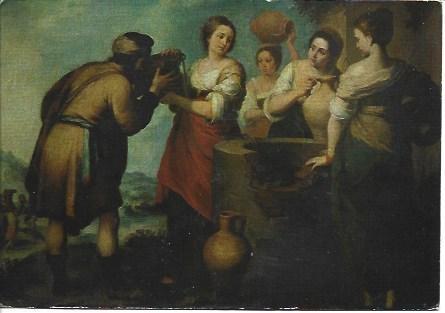 POSTAL L00534: Rebeca y Eliecer, por Murillo