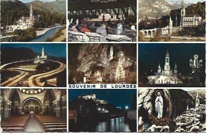 POSTAL L00542: Imágenes de Lourdes