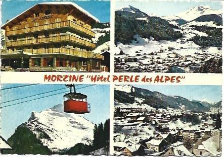POSTAL L00536: Hotel Perle des Alpes en Morzine