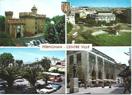 POSTAL L00569: Centro de Perpiñan, Francia