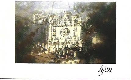 POSTAL L00605: Catedral de Lyon
