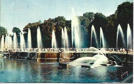 POSTAL L00590: Fuentes en Versalles