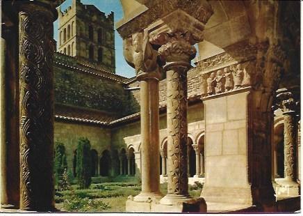 POSTAL L00574: Claustro del Monasterio de Elene, Francia