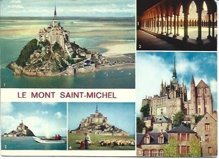 POSTAL L00575: Le Mont Saint Michel, Francia