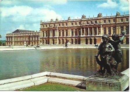 POSTAL L00589: Fachada del Palacio de Versalles, Francia