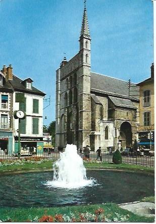 POSTAL L00580: Iglesia de Bagneres de Bigorre, Francia