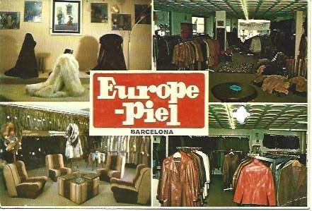 POSTAL L00350: Europe Piel en Barcelona