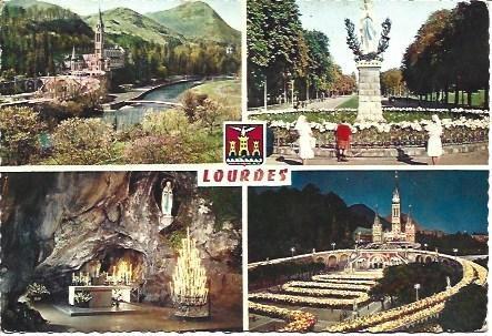 POSTAL L00119: Lourdes, Francia