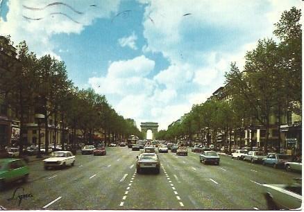POSTAL L00120: Avenida de los Campos Eliseos de Paris