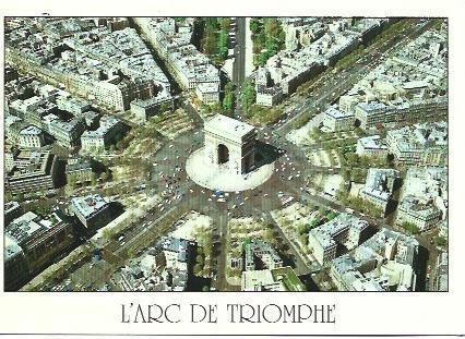POSTAL L00125: Arco del Triunfo de Paris
