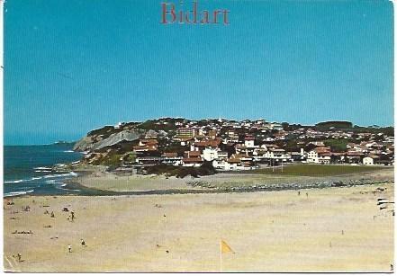 POSTAL L00126: Vista de Bidart, Francia
