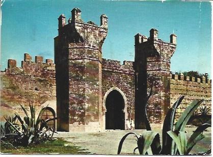 POSTAL L00091: Puerta de Chellah en Rabat, Marruecos