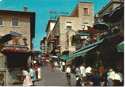 POSTAL L00093: Calle Roccoa en San Marino