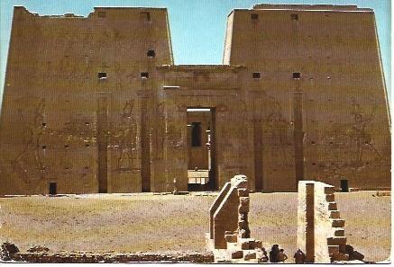 POSTAL L00099: Templo de Horus de Edfu, Egipto
