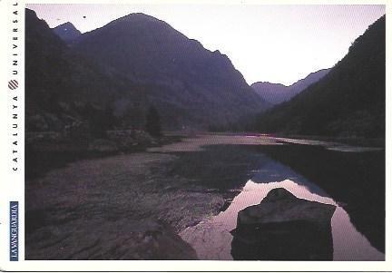POSTAL L00157: Amanecer en Aiguestortes