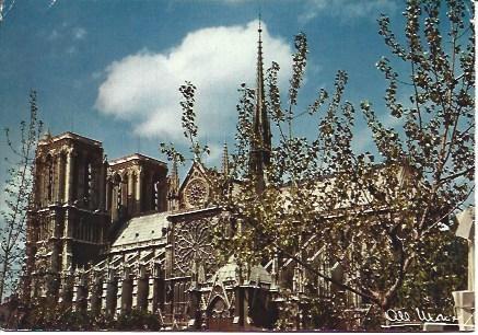 POSTAL L00168: Notre Dame, catedral de Paris