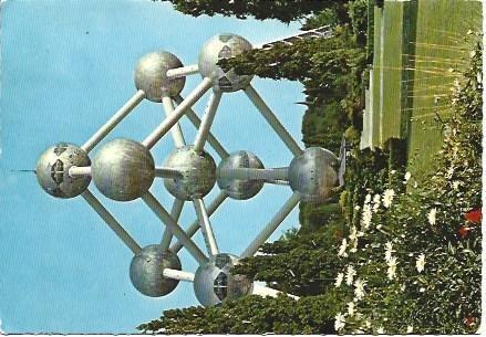 POSTAL L00026: Atomium de Bruselas