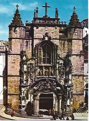 POSTAL L00032: Iglesia de Santa Cruz en Coimbra, Portugal