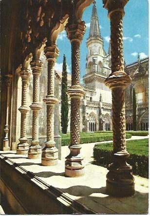 POSTAL L00034: Claustro del Monasterio de Batalha, Portugal