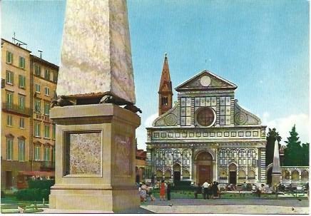 POSTAL L00007: Santa Maria Novella en Florencia, Italia