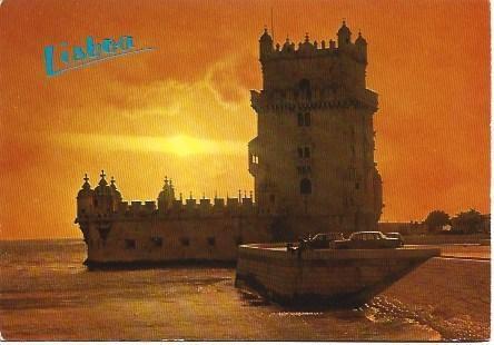 POSTAL L00014: Torre de Belem en Lisboa