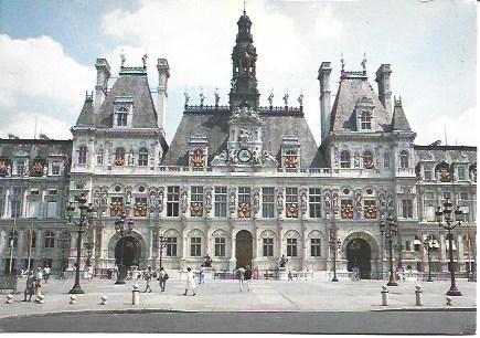 POSTAL L00016: Hotel de Ville en Paris