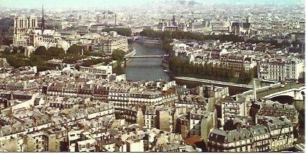 POSTAL L00069: Vista general de Paris