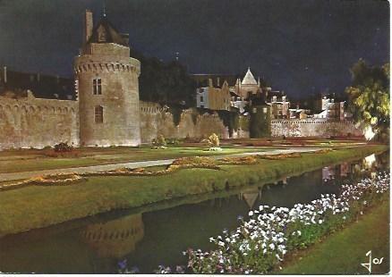 POSTAL L00074: Jardines de Vannes, Francia