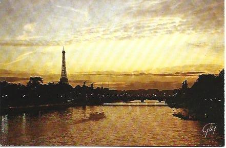 POSTAL L00067: Amanecer en Paris
