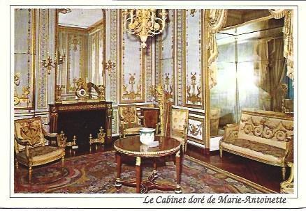 POSTAL L00076: Cabinet de Maria Antonieta en Versalles