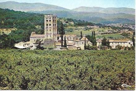 POSTAL L00080: Iglesia de San Miquel de Cuxa, Francia
