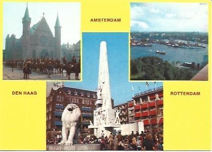 POSTAL L00083: Vistas de Amsterdam