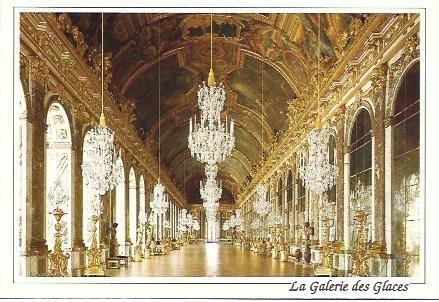 POSTAL L00049: Galeria de los Espejos en Versalles