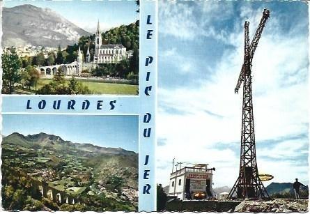 POSTAL L00061: Vistas de Lourdes