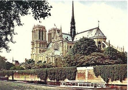 POSTAL L00063: Vista de Notre Dame de Paris