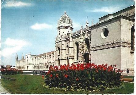 POSTAL L00298: Monasterio dos Jeronimos en Lisboa