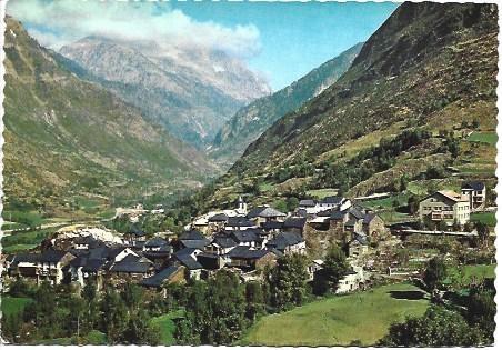 POSTAL L00286: Vista general del Valle de Boi, Pirineos de Lleida