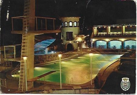 POSTAL L00285: Piscina del Moli Blau en Rosas, Girona