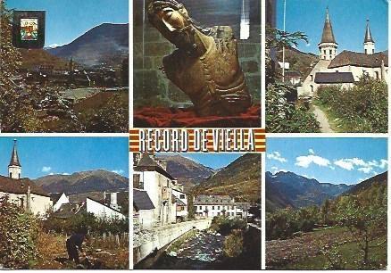 POSTAL L00275: Recuerdos de Viella, Lleida