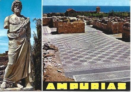 POSTAL L00279: Vistas de Empuries, Girona