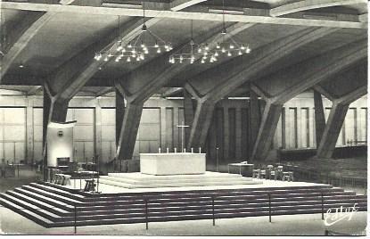 POSTAL L00335: Basilica subterranea de Lourdes