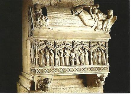 POSTAL L00314: Sepulcro del rey Marti en el Monasterio de Poblet