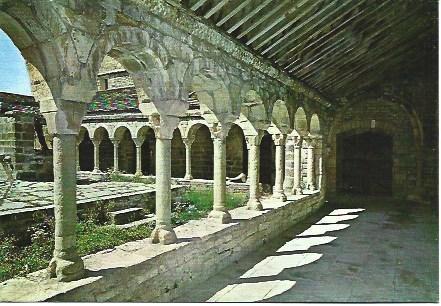 POSTAL L00317: Claustro de la Catedral de Roda de Isabena, Huesca