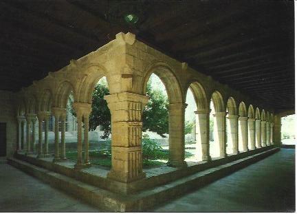 POSTAL L00321: Claustro del Locutorio del Monasterio de Poblet