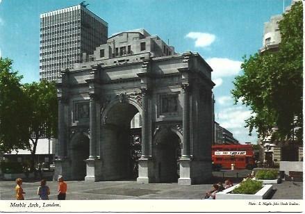 POSTAL L00207: Marble Arch de Londres